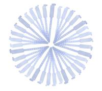 TOGEVAL 100pcs Writable Wrist Band Name Wristband Hospital Bracelet Wristband Id Bracelets Identity Medical Wrist Bands PVC Sky-Blue