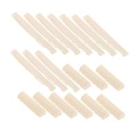 TOGEVAL 10pairs Pre-slotted Guitar Nut and Saddle for String Acoustic Guitar Bridge Nut Replacement Parts for Folk Instrument Repair