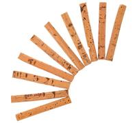 TOGEVAL 10Pcs 6Mm Soft Cork Fishing Float Sticks for Carp Bream Rigs - Wooden Buoyancy Floaters for Float Fishing Accessories and Outdoor Tackle