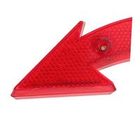 TOGEVAL 10pcs Bike Reflectors Arrow Shape Bicycle Wheel Lights for Night Riding Safety Warning Accessories Plastic Front and Rear Reflective Strips for Road Mountain Motorbikes
