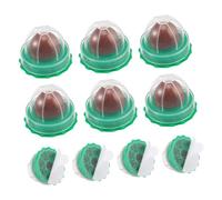 TOGEVAL 10Pcs Catnip Candy Lollipops Cat Snacks with Wall Sticker Each Random Flavors Lickable Treats for Cats Enriched with Trace Elements Hydrating Nutrition