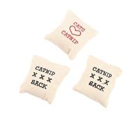TOGEVAL 10pcs Catnip for Indoor Cats, Canvas Material with Resistance to Catch and Bite, Helps Remove Destructive Habits, Pet Supplies for Cat Play and Exercise