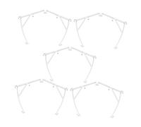 TOGEVAL 10pcs Clear Plastic Vertical Blind Valance Clips for Window Blinds Repair Hidden Retainer Holders Easy Installation Fit for Various