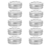 TOGEVAL 10pcs Dog Scent Training Aluminum Boxes Abrasion Bite Resistant Containers for Nose Work Agility and Detection Training with Versatile Use for Various Breeds
