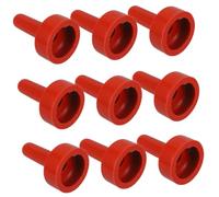 TOGEVAL 10pcs Farm Animal Milk Drink Nipple Rubber Calf Nursing Pacifiers for Livestock