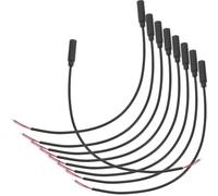 TOGEVAL 10pcs Female Headphone Jack to Bare Wire Mono Audio Cable Connectors Repair Wire for Headset Earphone Microphone Speaker Replacement