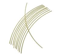 TOGEVAL 10pcs Guitar Fret Wires Replacement for Classical Electric Guitars Brass Material Easy Installation