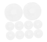 TOGEVAL 10Pcs Handheld Kaleidoscope Filter Kit with Transparent Multifaceted Prism Lens for Photography Special Effects DIY Creative Projects Portable Optical Accessories