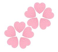 TOGEVAL 10pcs Heart Shaped Compressed Face Sponge Soft Wood Pulp Cotton Facial Cleansing Pads Portable Exfoliating Sponges for Makeup Removal and Travel Friendly Skincare