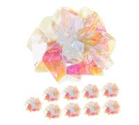 TOGEVAL 10pcs Interactive Cat Crinkle Balls Toy Set with Sound Sparkle Sturdy Paper Material for Indoor Cats and Kittens Engaging Teasing Ball and Exercise