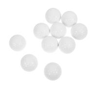 TOGEVAL 10Pcs Lightweight Golf Practice Balls Durable Training Accessories for Beginners for Golf Swing Practice and Sharing