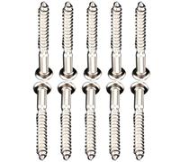 TOGEVAL 10pcs Metal Guitar Bridge Screws Base Plate Fixing Screws for Electric Guitar Installation Mounting Bridge Supplies
