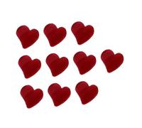 TOGEVAL 10Pcs Mini Heart Hair Claw Clips Small Hair Jaw Clamps for Women for Dating Office School Travel