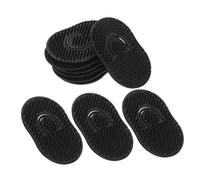 TOGEVAL 10pcs Mini Silicone Hair Scalp Massager Comb for Men Portable Pocket Palm Shampoo Brush for Deep Cleansing Dandruff Removal and Stimulation Lightweight Travel Scalp Cleaning Tool