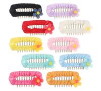 TOGEVAL 10pcs Pet Hair Clips for Dogs Cats Puppies Small Snap Barrettes for Grooming and Hair Management Cute Decorative Accessories and Stylish Pet Appearance