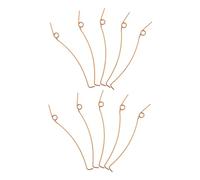 TOGEVAL 10pcs Piano Springs Upright Piano Action Springs Hammer Long Chrome Plated Metal for Keyboards Repair Parts Accessories