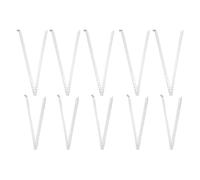 TOGEVAL 10pcs Plastic Binding Rings for A5 B5 Notebooks, 15mm Diameter Comb Binding Spines for Home Office Document Filing and DIY Projects