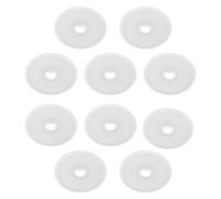 TOGEVAL 10pcs Plastic Empty Bobbin Spools for Thread and Wire 2 Inch Diameter, Portable and Easy Identification Cord Management Reels for Sewing, Embroidery, and Outdoor Use