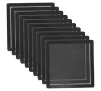 TOGEVAL 10pcs PVC Dust Filter Mesh for Computer Case Fans Cooling Fan Covers with Noise Reduction and Flexible Dust Protection for PC Chassis and Electronic Components