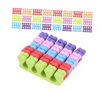 TOGEVAL 10pcs Reusable Soft Sponge Nail Art Toe Separators Cushions for Manicure Pedicure Precision Heart-shaped Design for Comfortable Toe Placement Suitable for Women Men Nail Beauty