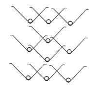 TOGEVAL 10Pcs Shape Stainless Steel Replacement Pruner Springs for Garden Shears Durable and Trimming Tool Parts Compatible with Pruning Shears and Gardening Scissors
