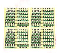TOGEVAL 10pcs Transparent Guitar Fretboard Note Decals Easy Install Learning Stickers for Acoustic Electric Guitars Chords and Notes Map Labels