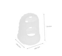 TOGEVAL 10pcs Transparent Silicone Kalimba Finger Protectors Thumb Covers for Musical Instruments Flexible Finger Stall for Practice and Injury Prevention