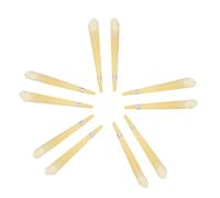 TOGEVAL 10Pcs Trumpet-Shaped Ear Aromatherapy Candles Light Yellow for Wax Removal and Tinnitus Relief Portable Earwax Cleaner with Natural Scented Wax for Relaxation and Improved Sleep