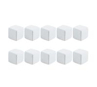 TOGEVAL 10pcs Turtle Calcium for Tortoise Reptile Mineral Grinding Stones White Aquarium Tank Water Conditioner Calcium Cube