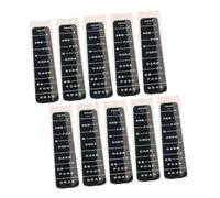 TOGEVAL 10pcs Violin Scale Stickers Learn Violin Fretboard Notes Fiddle Finger Size Abrasion-resistant Material Beginner's Accessory