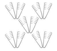 TOGEVAL 10pcs Volumizing Wide-tooth Hair Styling Comb for Women and Men Multi-tooth Volume Pick for Maximum Textured Hair Lift Tool with Gentle Scalp Massage Suitable