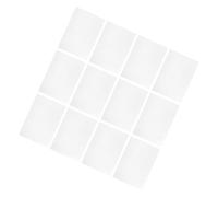 TOGEVAL 12 Sheets Printable Heat Shrink Film Sheets White Shrink Plastic for DIY Crafts Printer Compatible Shrinkable Film for Heat Activated Art Projects and Custom Decorations
