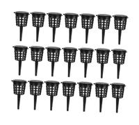 TOGEVAL 120pcs Portable Fertilizer Baskets with Lid for Orchids Bonsai Succulents Aquarium Plants Slow Release Nutrition Cups Gardening Accessory Easy to Clean and Maintain