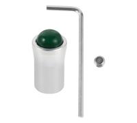 TOGEVAL 12mm Green Jade Meditation Tuning Fork Base with Non-Slip Crystal Feet Support, Yoga Tuning Fork Holder Accessory for Sound Therapy and Healing