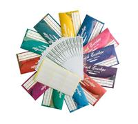 TOGEVAL 12pcs Budget Envelopes Budget Tracking Sheets Cash Envelopes for Money Management and Expense Organization The Go
