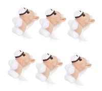 TOGEVAL 12pcs Cuddly Toy Plush Pendant Giant Plush Animals Hobby Horse Soft Toys Random Style