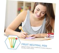 TOGEVAL 12Pcs Cute Fruit-shaped Gel Pens for Students Office School Multipurpose Writing Pens Comfortable Grip Smooth Ink for Homework Exams Journals Crafting