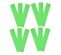 TOGEVAL 12PCS Flat Court Line Markers for Tennis Basketball Volleyball Badminton Green Boundary Spot Pads for Accurate Outdoor Sports Field Marking Anti-slip Football Marking Kit