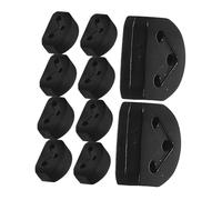 TOGEVAL 12pcs Guitar String Retainer Fixing Buckle for Acoustic Guitars Pegs Pins