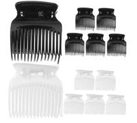 TOGEVAL 12pcs Hair Curler Styling Clamps Hot Roller Clips Volumizing Roller Clips Heat Protection Hair Curling Multipurpose Curlers for Women