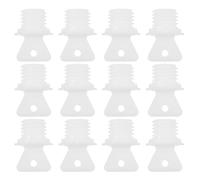 TOGEVAL 12pcs Leakproof Hot Water Bag Plugs with Threaded Seal and Grip Inner Diameter Replacement Stoppers for Secure Fit Hot Water Bottles Compact Travel-Friendly Warmth Accessories