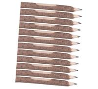 TOGEVAL 12pcs Natural Tree Twig Pencils Wooden Bark Texture Handwriting Pencils for School Party Supplies Wedding Favours