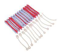 TOGEVAL 12pcs Nonslip Plastic Perm Rods Hair Styling Tools for Women Cold Wave Curling Rods with Natural Long and Short and Efficient Perming for Lasting Curl Volume