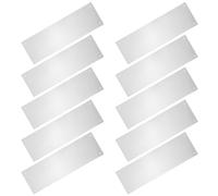 TOGEVAL 12pcs Pet Cage Splash Guards with 100 Cable Ties Detachable Plastic Cage Liners 35.6X11.5Cm for Rabbits Ferrets Small Animals Protection