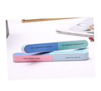 TOGEVAL 12pcs Six-Sided Nail Files Nail Buffer Blocks with Grit Levels Professional Manicure Polishing Tools for Natural Washable Art Kit for Women