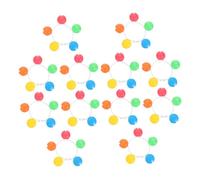 TOGEVAL 12pcs Sound Bracelet for Toddlers Wrist Bells Jingle Bells Wristband for Boys and Girls Christmas Activities Random Color