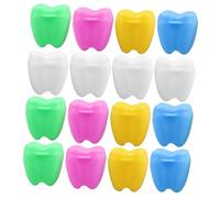 TOGEVAL 12Pcs Teeth Keepsake Box for Boys and Multi Color Lost Tooth Storage Container Collection and Memory Preservation