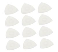 TOGEVAL 12pcs Transparent Nylon Plectrums for Da Ruan Liuqin Ukulele Durable Anti-slip Picks for Protecting Fingers during Long Play Sessions