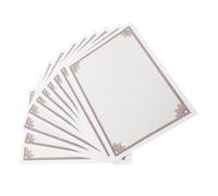TOGEVAL 15 Sheets Blank Award Certificate Paper for Printing A4 Honor Certificate Inner Edged Center for DIY Projects School Graduation Business