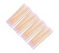 TOGEVAL 1500pcs Double-ended Cotton Swabs with Fine Pointed Tips Precision Makeup Applicator for Nails Eyelash Extensions Microblading Wooden Sticks Beauty Tools for Personal Care and Nail